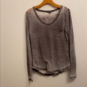 Volcom medium grey long sleeve shirt